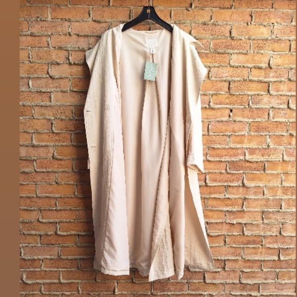 NWT H&M Double-Breadted Trench Coat - Picture 8 of 16